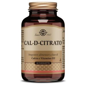 Solgar Cal D Citrato 60 Tavolette