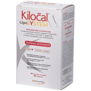 Kilocal Lipo System Sistema Integrato 20 Compresse+10 Stick