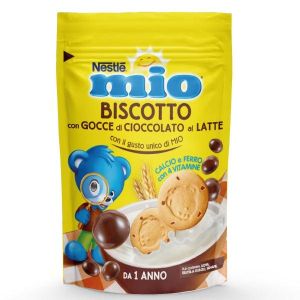 Nestlè Mio Biscotto i Gocce di Cioccolato Al Latte da 12 Mesi Sacchetto 150g