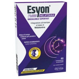 Esyon Melatonina Orosolubile Superfast 60 Compresse