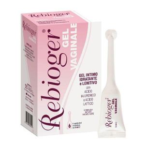 Rebioger Gel Vaginale 6 Applicatori  da 5ml Globuli Contenitore MONOdose