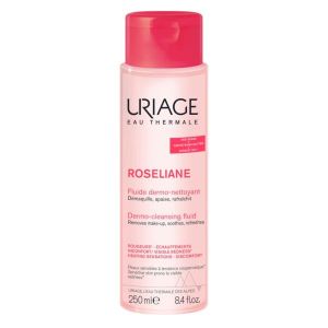 Uriage Roséliane Fluide Dermo-nettoyant Trattamento Detergente per Pelle Sensibile