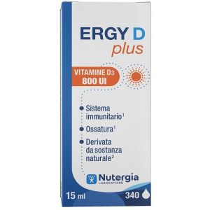 Ergy D Plus 15ml Nuova Formulazione