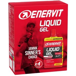 Enervit Sport Liquid Gel Citrus i Caffeina 4 Pezzi da 60ml