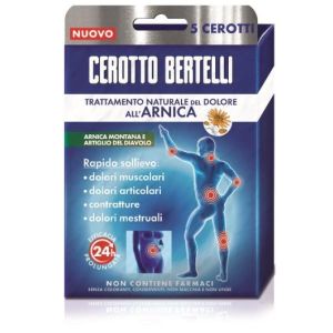 Bertelli Cerotto Arnikos i Arnica Montana 5 Pezzi