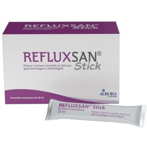 Refluxsan Stick 20 Bustine  da 20ml Senza Glutine Senza Lattosio Globuli Contenitore MONOdose
