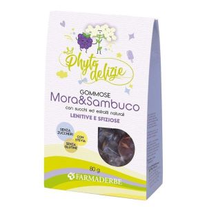 Phytodelizie Mora e Sambuco Caramelle Gommose 80g