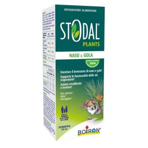 Stodal Plants Naso e Gola Sciroppo 150ml Senza Glutine Naturalmente Privo di Lattosio