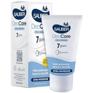 Sauber Deo 7 Giorni Sensitive Pelli Sensibili Crema 35ml