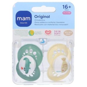 Mam Succhietto Original 16+ Mesi Silicone 2 Pezzi