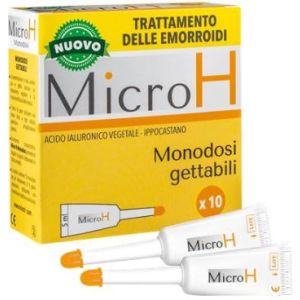 Micro H Monodosi Gel Emorroidi 10 Confezioni Monodose