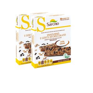 Sarchio Snack Riso E Gocce di Cioccolato Senza Glutine 80 g