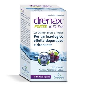 Drenax Forte Mirtillo Bustine Integratore Drenante 15 Stick Pack