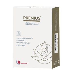 Prenius Integratore L-arginina, Salicina e Magnesio 40 Compresse