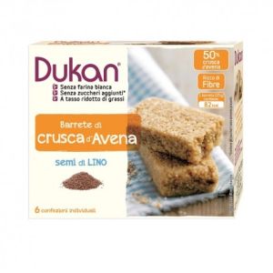 Dukan Barrette Di Crusca D'avena Ai Semi Di Lino 6x25g
