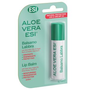 Esi aloe vera protezione 20 balsamo idratante labbra 1 stick 5,7 ml