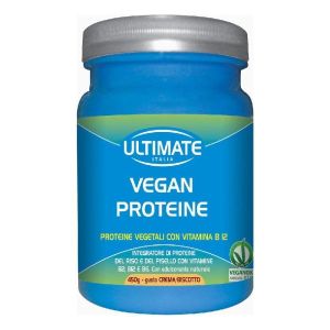 Ultimate Wellness Vegan Proteine Fragola Integratore Vegano Proteico 450g