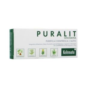 Puralit sinosmina deodorante alito integratore alimentare 20 compresse