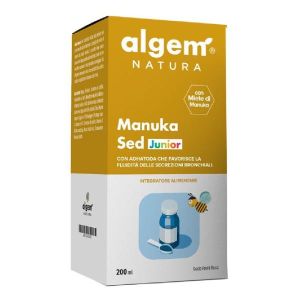 Algem Manuka Sed Junior Integratore Sciroppo Tosse Secca e Grassa 200ml