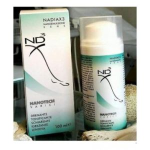 Nadiax 3 Nanoemulsione Crema Drenante e Tonificante 100ml