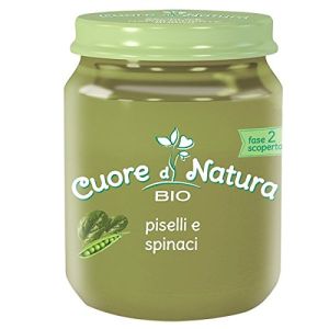 Cuore Di Natura Omogeneizzati Piselli & Spinaci Bio 110g