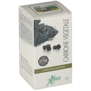 Aboca Carbone Vegetale Attivo Integratore Gas Intestinali 90 Compresse