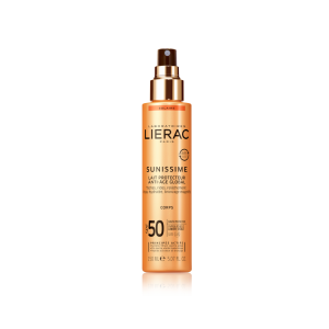 Lierac sunissime latte corpo solare protettivo spf 50+ antieta globale 150 ml