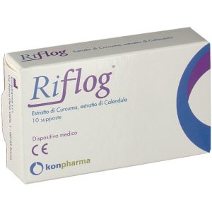Riflog supposte a base di curcuma e calendula