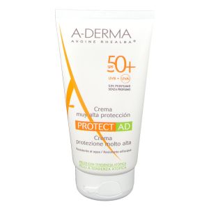 A-Derma Protect AD Crema Solare Viso SPF 50+ Pelle Tendenza Atopica Tubo 150 ml