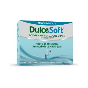 DulcoSoft Polvere Macrogol 4000 Integratore Stitichezza 20 Bustine