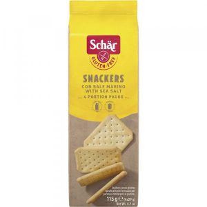 Schar Snackers Crackers i Sale Marino Senza Lattosio 4 Porzioni da 29g