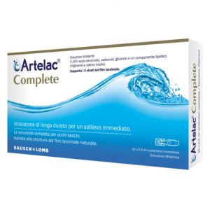 Artelac Complete Soluzione Secchezza Oculare 10 Flaconi 0,5ml