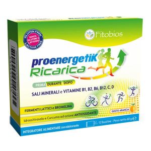 Fitobios Proenergetic Ricarica Integratore 12 Bustine