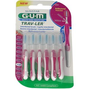 Gum Trav-Ler 1612 Scovolino Interdentale 1.4 mm 6 Pezzi