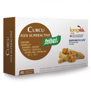 Santiveri Curcu Flex Superactive Integratore Alimentare 48 Compresse