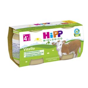 Hipp Bio Omogeneizzato Vitello 2 Pezzi da 80g