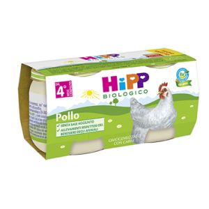 Hipp Bio Omogeneizzato Pollo 2 Pezzi da 80g