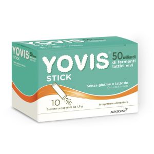 Yovis Stick 50 Miliardi Integratore Fermenti Lattici Vivi 10 Bustine