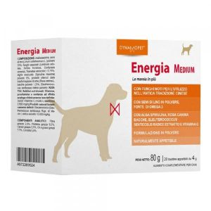 Energia Alimento Complementare per Cani e Gatti 20 Bustine 4g
