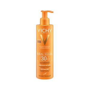Vichy Idéal Soleil Latte Fluido Anti-Sabbia SPF 30 Protezione Viso e Corpo 200 ml