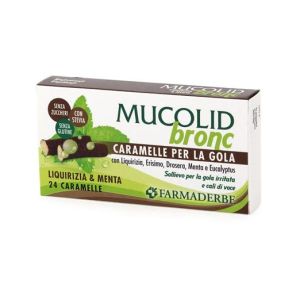 Mucolid Bronc Menta e Liquirizia 24 Caramelle