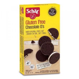 Schar Chocolate O's Biscotti Al Cacao i Crema Al Latte 165g