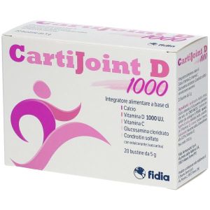 Cartijoint D 1000 Integratore Ossa e Articolazioni 20 Bustine