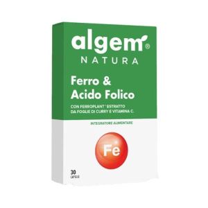 Algem Natura Ferro e Acido Folico 30 Capsule