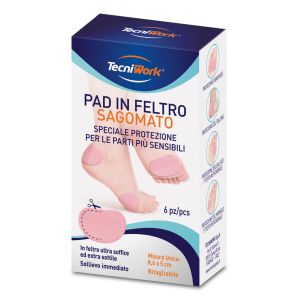 Pad In Feltro Sagomato 8,6x5cm 6 Pezzi
