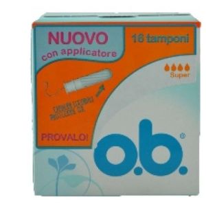 O.b. Compact Applicator Super 16 Assorbenti Interni i Applicatori