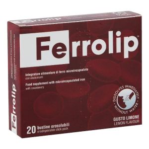 Ferrolip Integratore di Ferro 20 Bustine Orosolubili