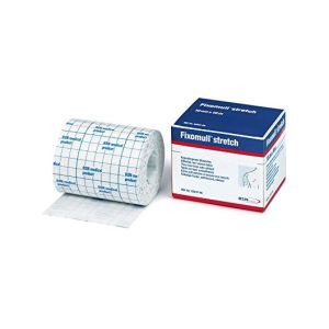 Fixomull Stretch Fascia Autoadesiva Ipoallergenica Per Fissaggio Cateteri 5mx5cm