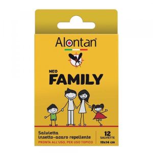 Alontan Neo Family Salviette 12 Pezzi Icaridina 10%
