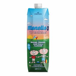 Monello 3 Formula per La Crescita A Base di Latte per Bambini da 1 A 3 Anni Liquido 1 Litro